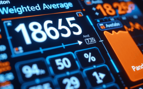 Kalkulator Średniej Ważonej Online: Szybkie i Precyzyjne Obliczenia 2 Cyfrowy interfejs kalkulatora średniej ważonej wyświetlający dane do szybkich obliczeń online.